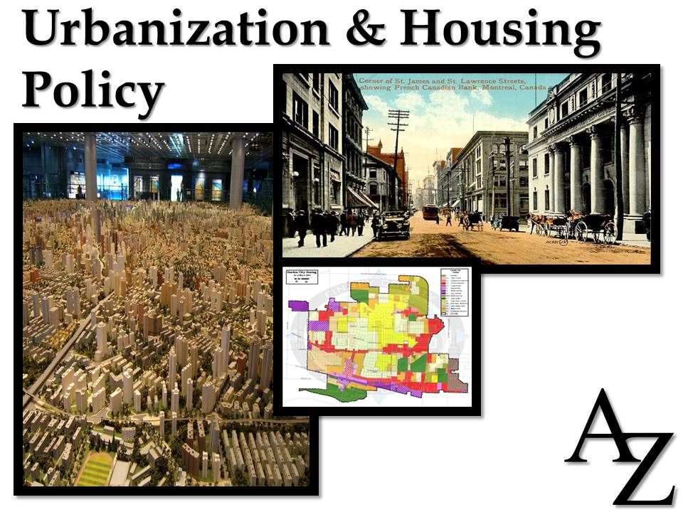 urbanization and Housing policy